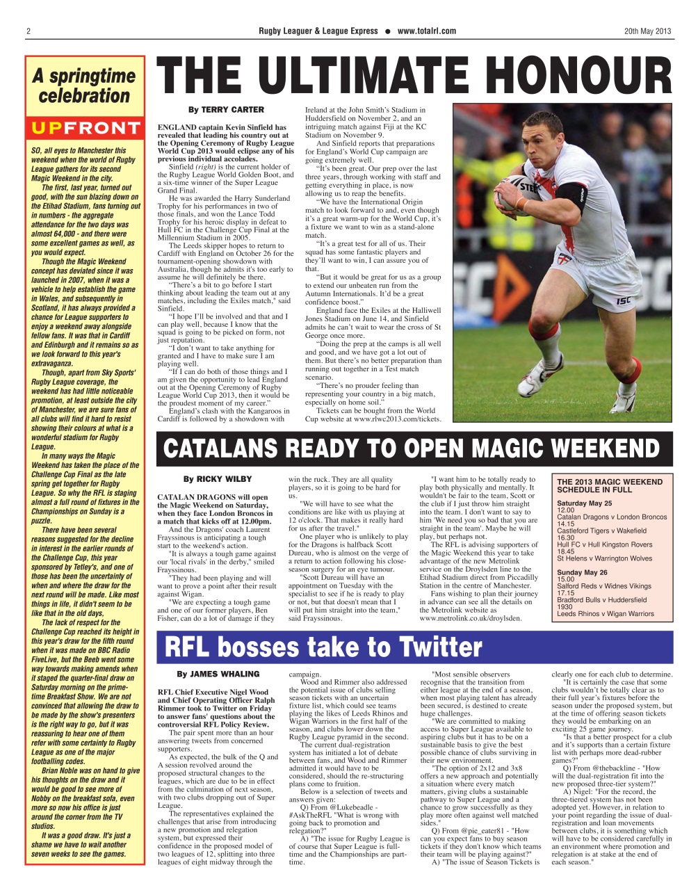 League Express Preview Pages