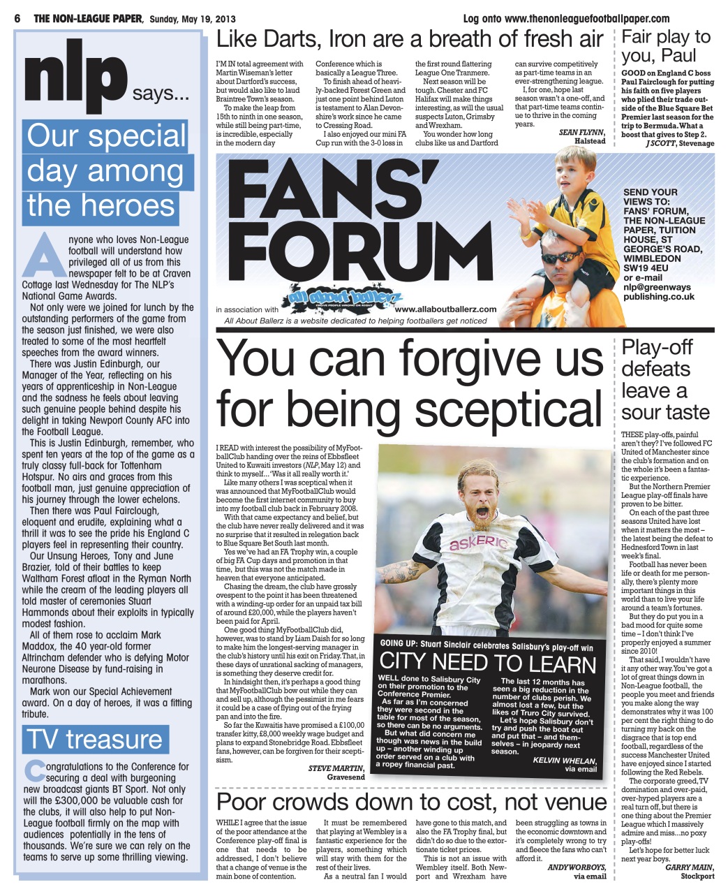 The Non-League Football Paper Preview Pages