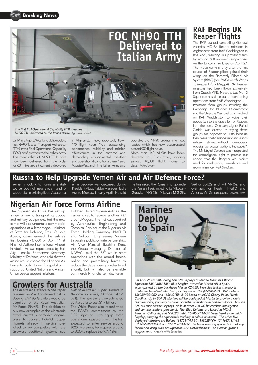 AIR International Preview Pages