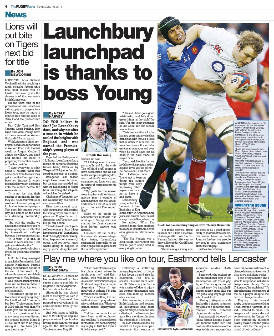 The Rugby Paper Preview Pages