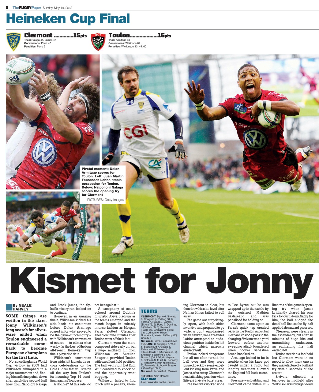 The Rugby Paper Preview Pages
