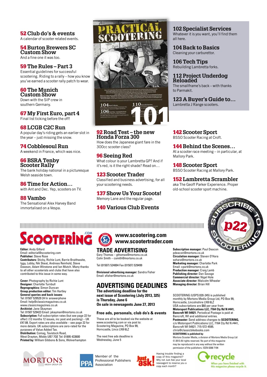 Scootering Preview Pages