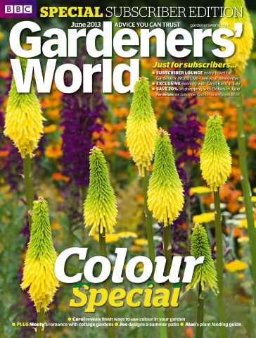 BBC Gardeners’ World Magazine issue June 2013