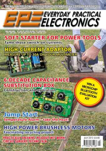 Practical Electronics issue EPE July 2013