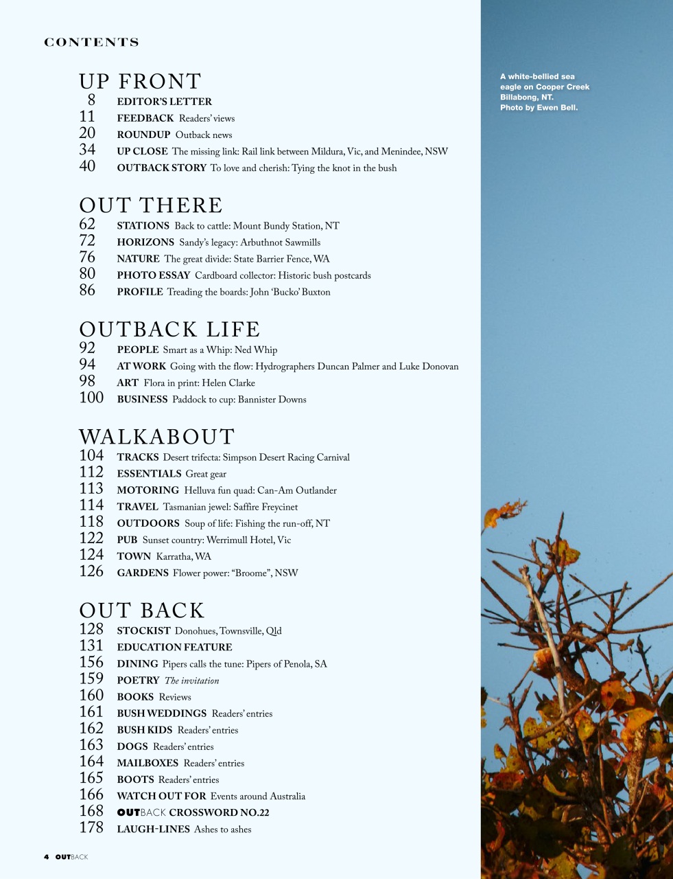 OUTBACK Magazine Preview Pages