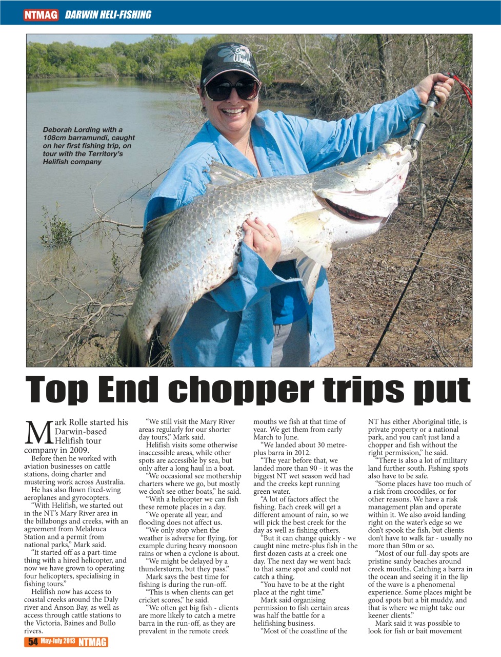 North Australian Fishing and Outdoors Magazine Preview Pages