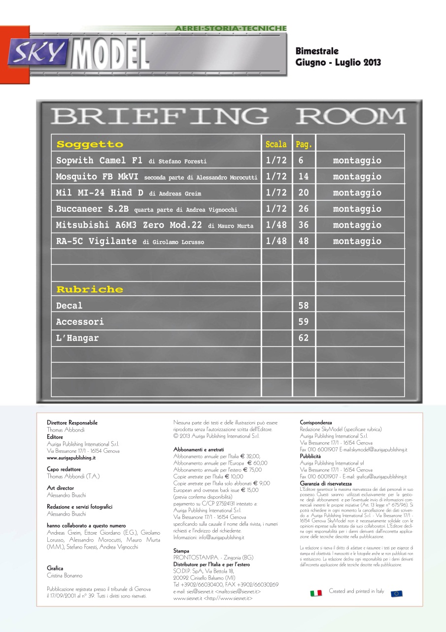 Sky Model Preview Pages