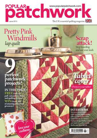 Popular Patchwork Magazine issue June 2013