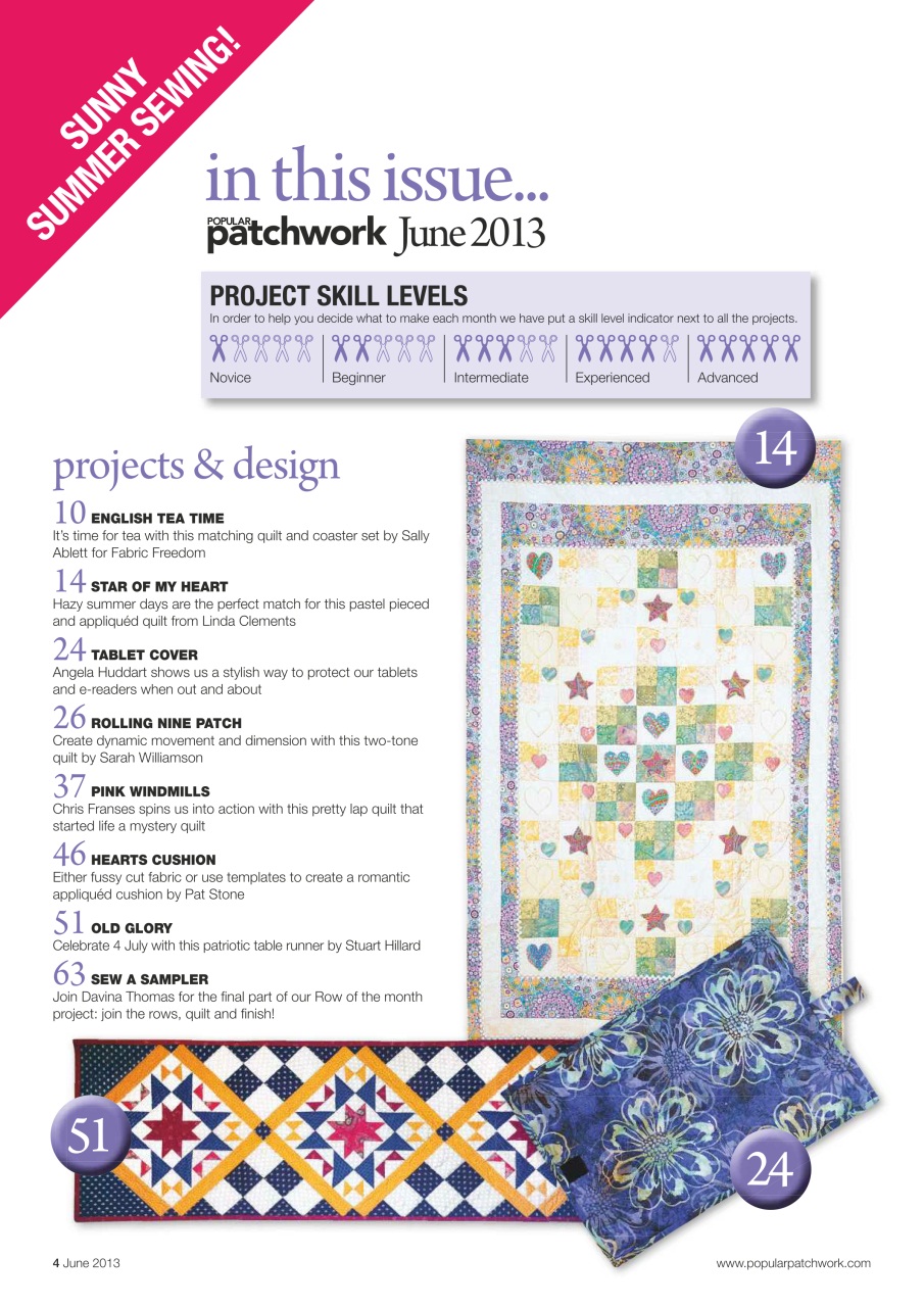 Popular Patchwork Magazine Preview Pages