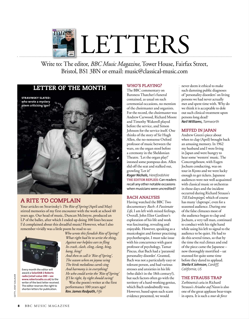 BBC Music Magazine Preview Pages