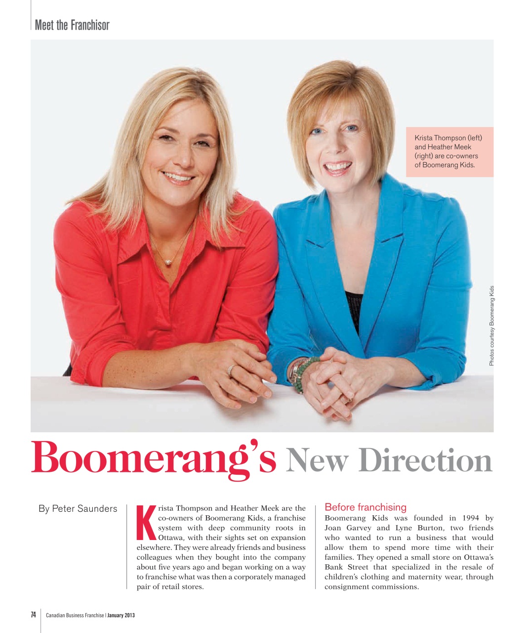 Canadian Business Franchise Preview Pages