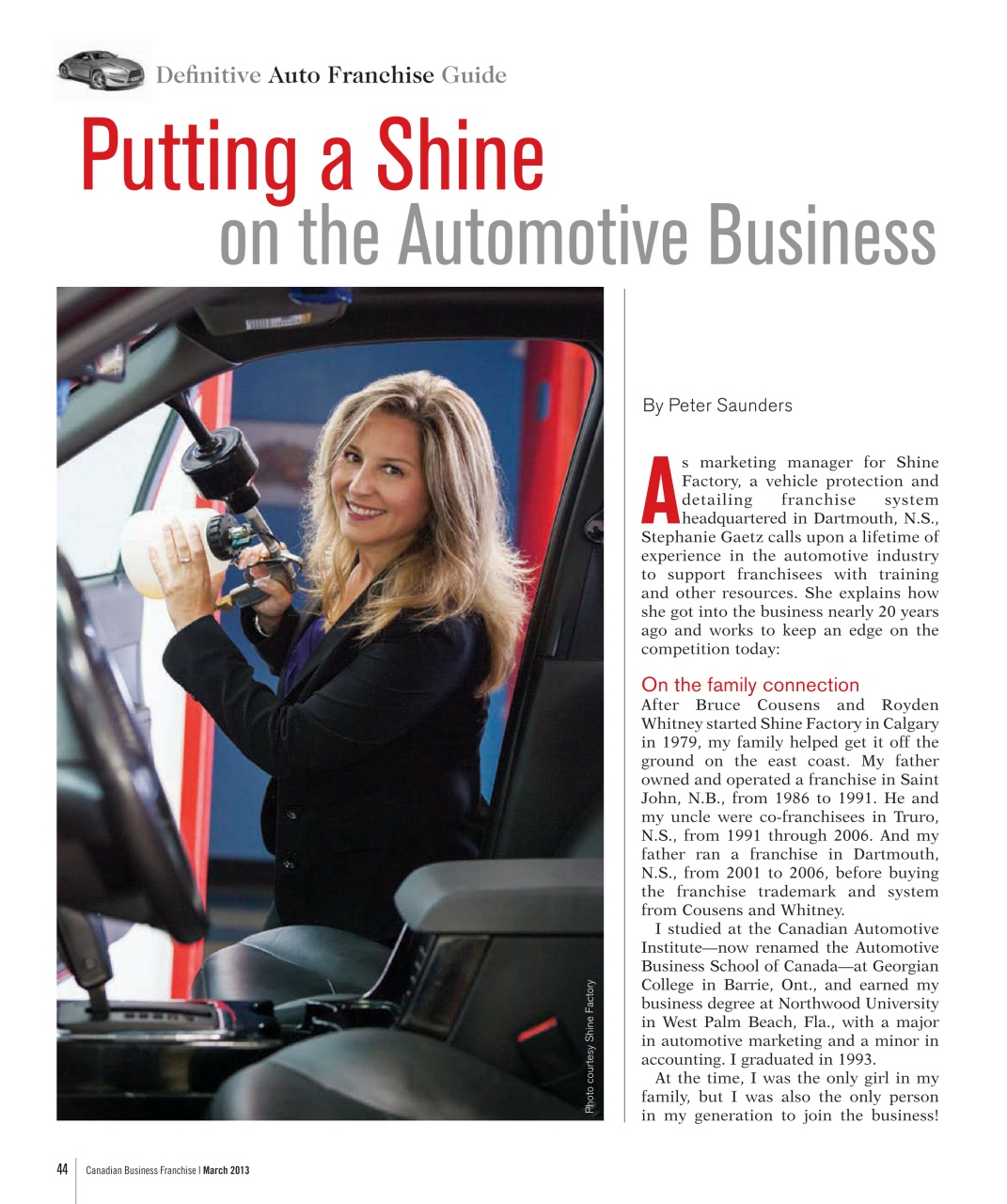 Canadian Business Franchise Preview Pages