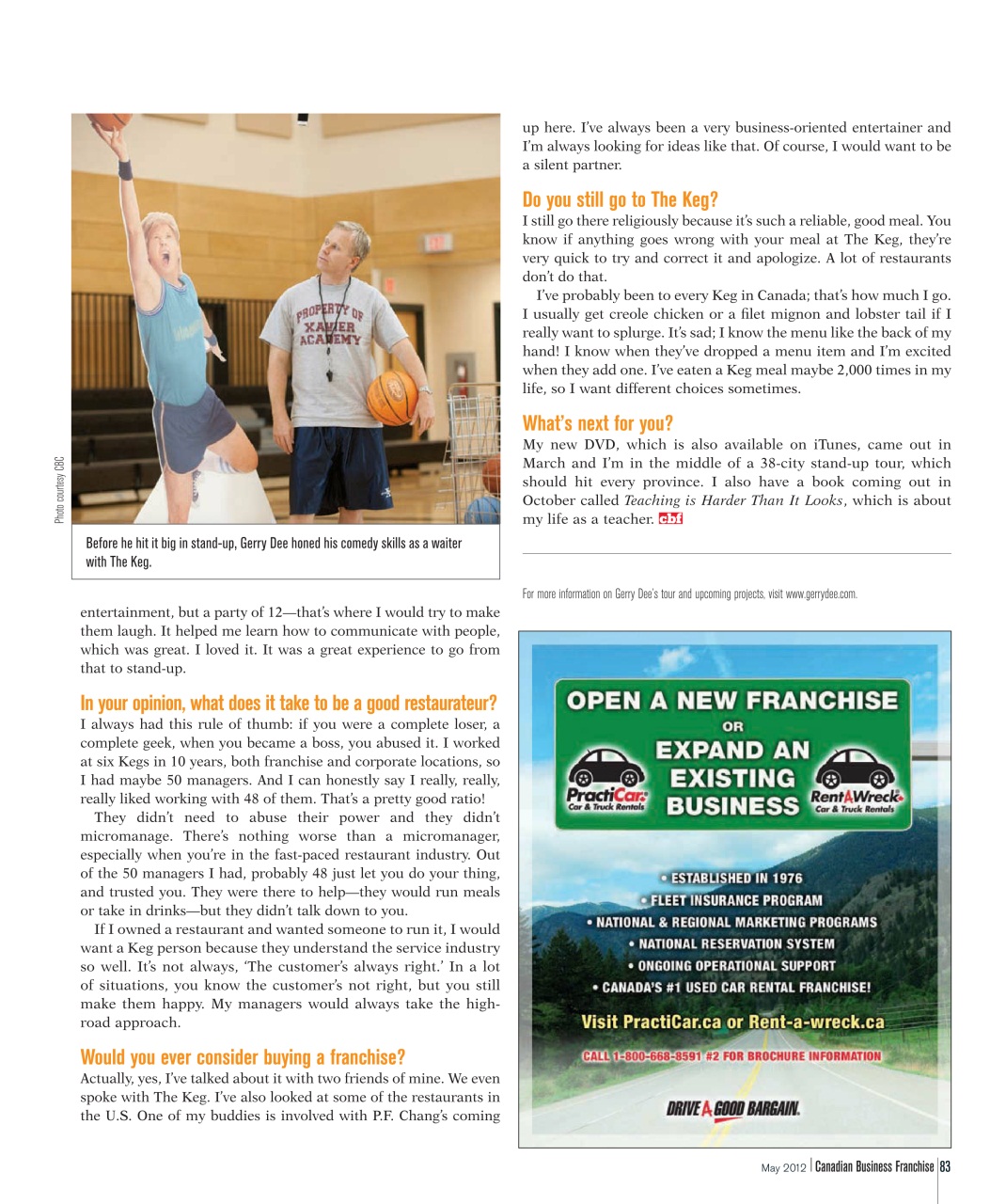 Canadian Business Franchise Preview Pages