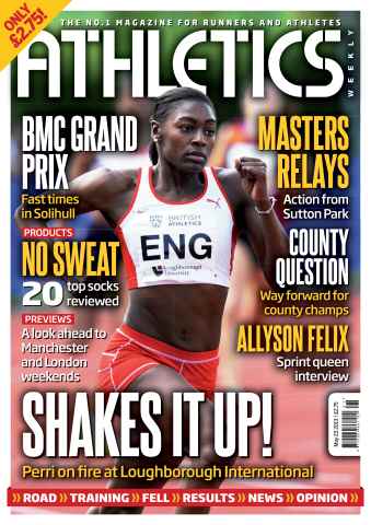 AW – Athletics Weekly Magazine issue AW May 23 2013