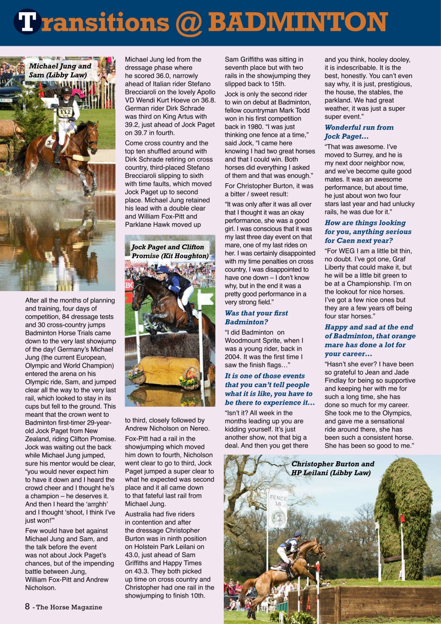 The Horse Magazine Preview Pages