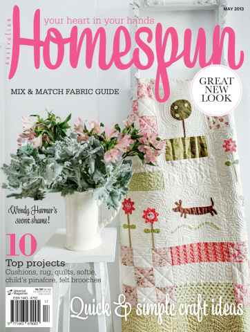 Homespun issue Issue#14.5 - May 2013