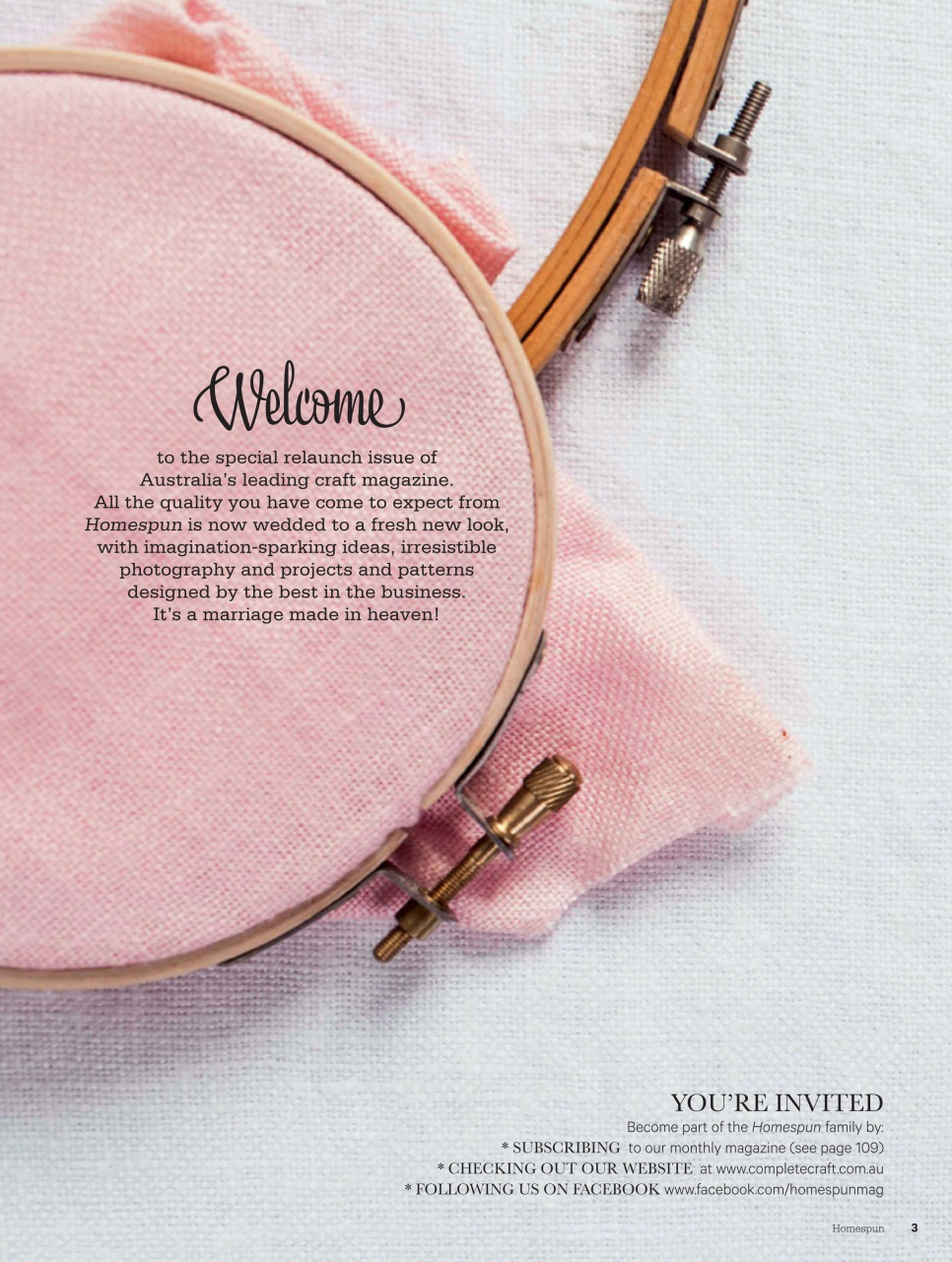 Homespun Preview Pages