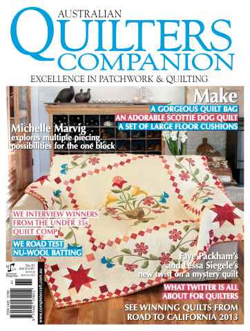 Quilters Companion issue Issue#61 - June-July 2013