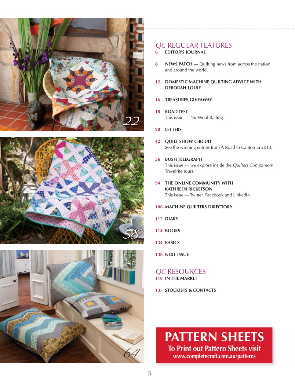 Quilters Companion Preview Pages