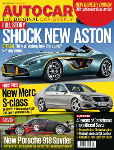 Autocar issue 22nd May 2013