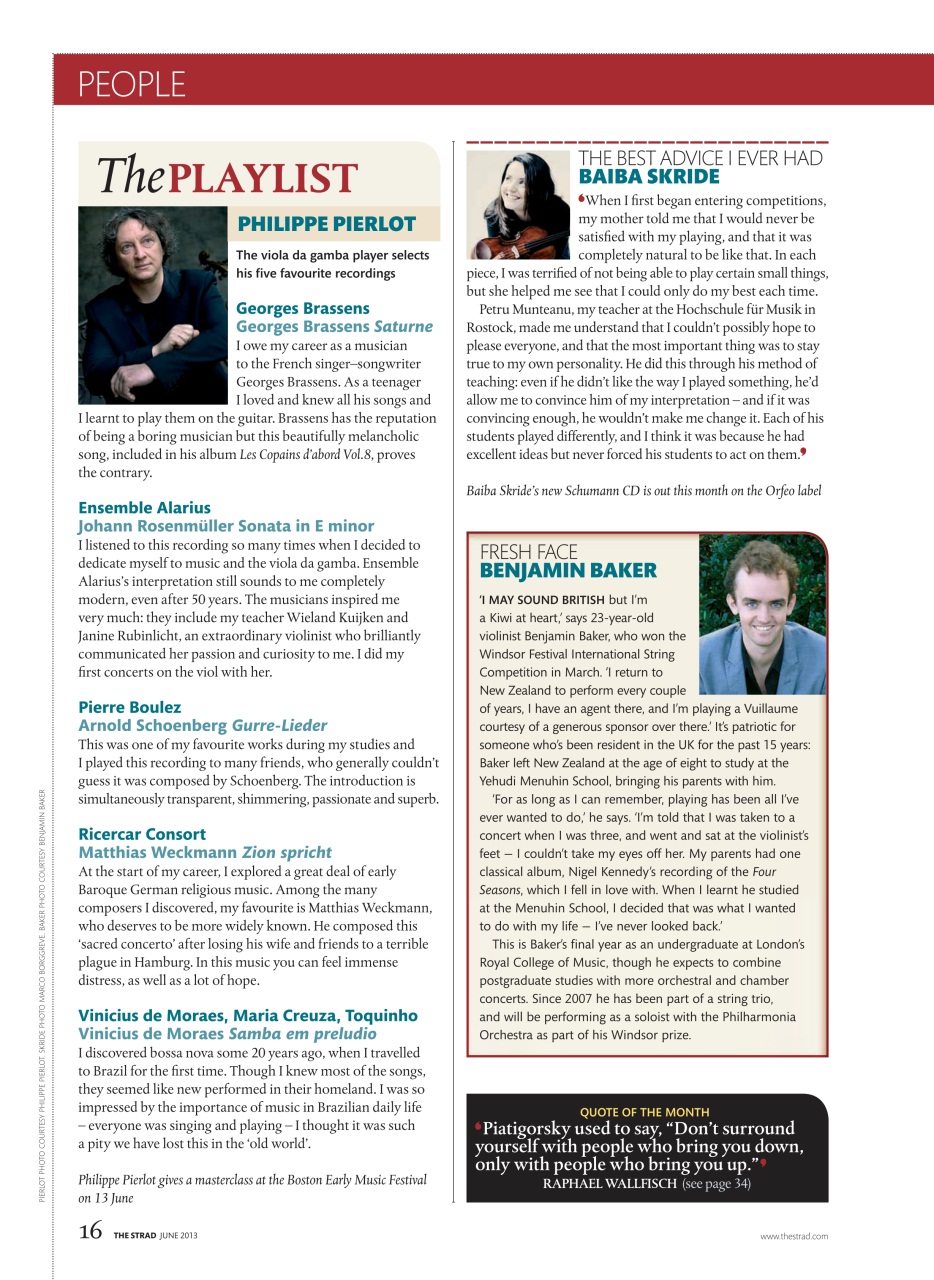 The Strad Preview Pages