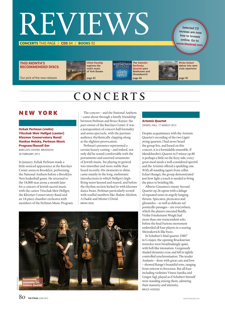 The Strad Preview Pages