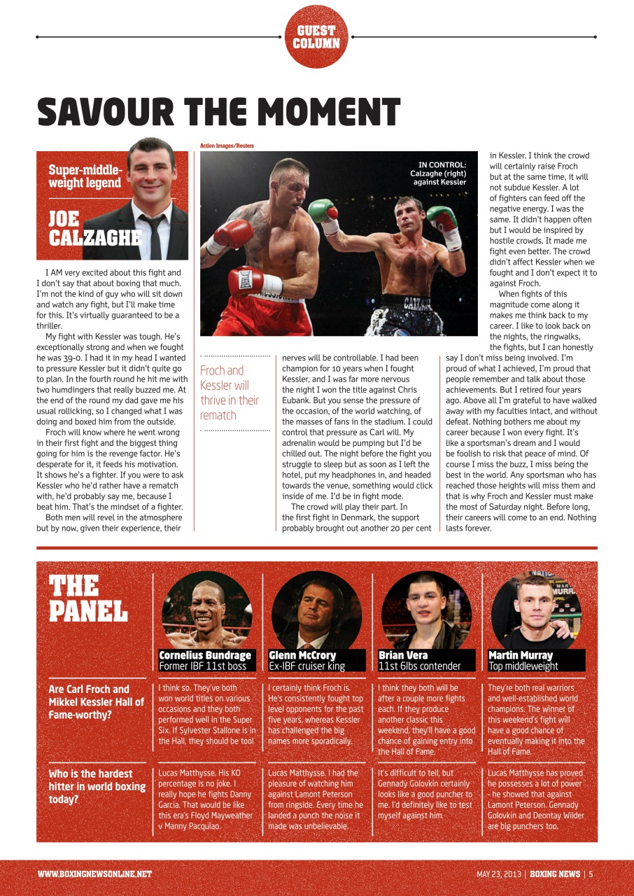 Boxing News Preview Pages