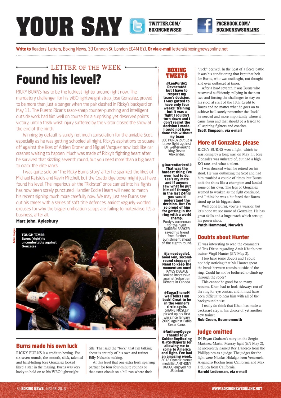 Boxing News Preview Pages