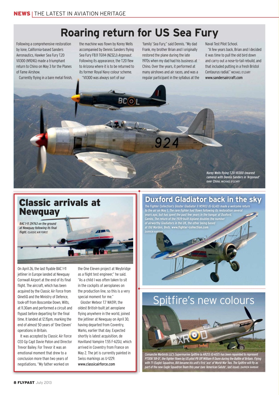 FlyPast Preview Pages