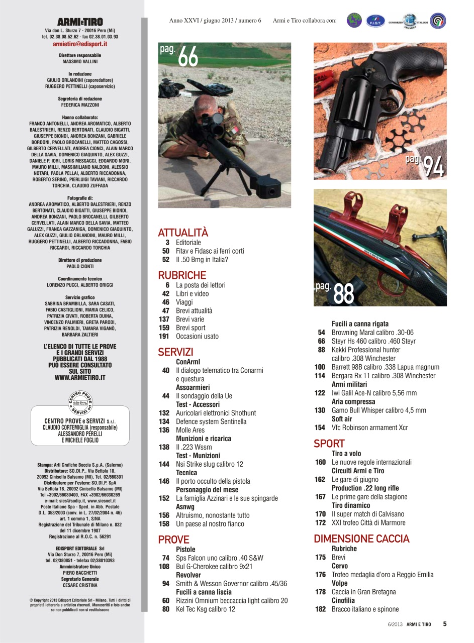 Armi E Tiro Preview Pages