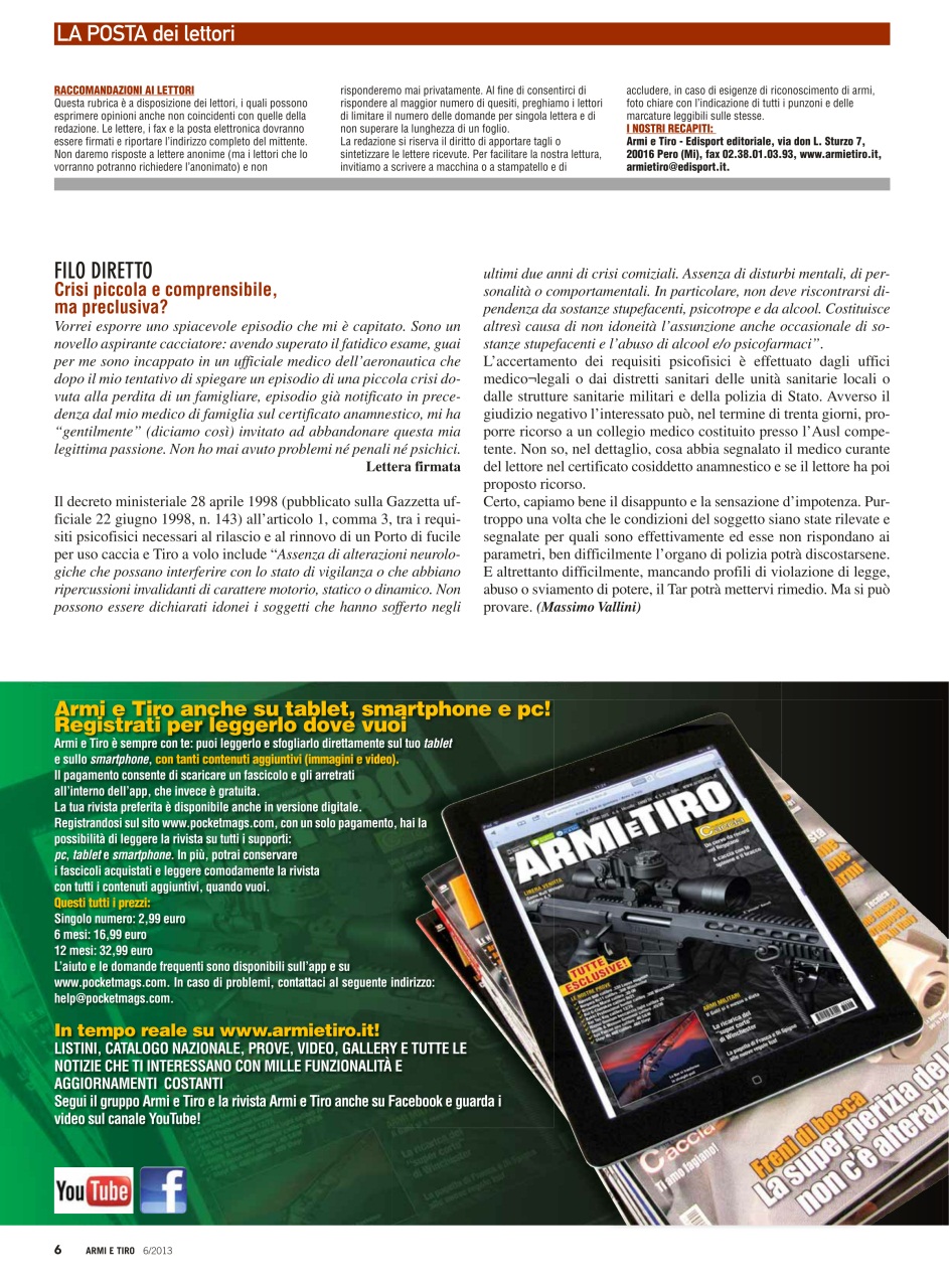 Armi E Tiro Preview Pages