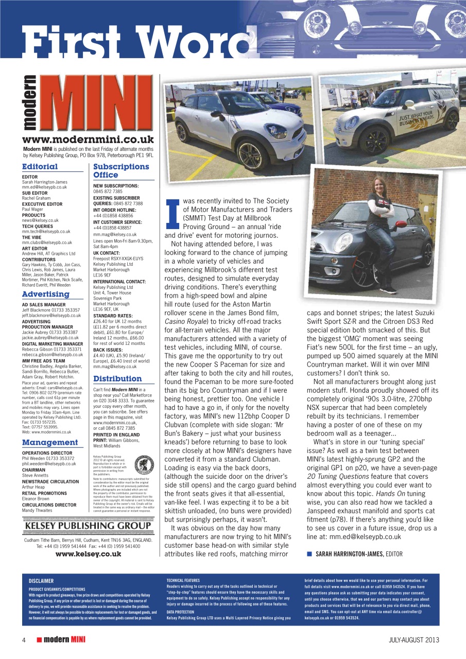 Performance Mini Preview Pages
