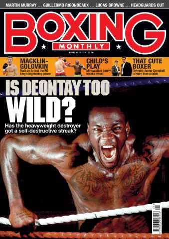 Boxing Monthly issue  Boxing Monthly June 2013