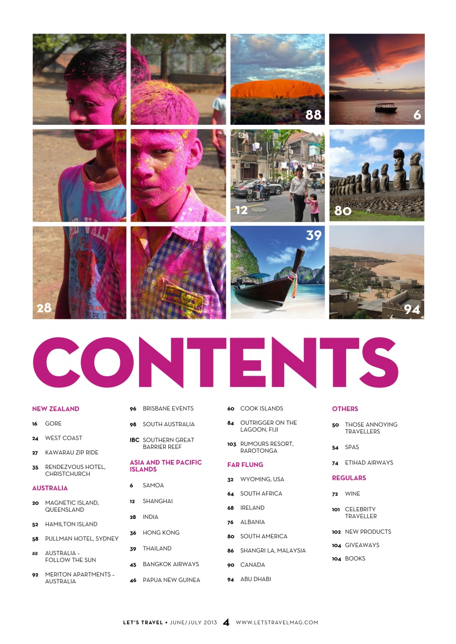 Let’s Travel Preview Pages