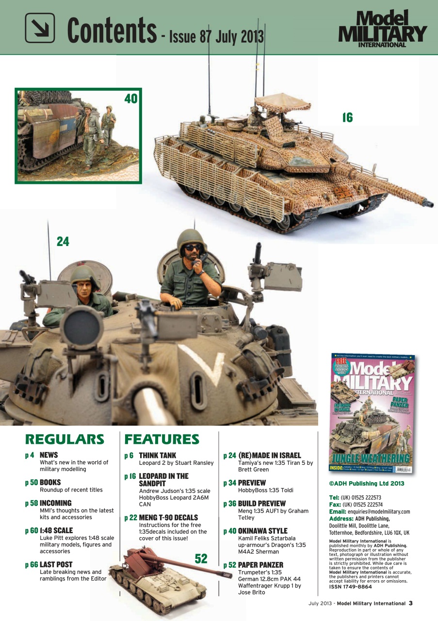 Model Military International Preview Pages
