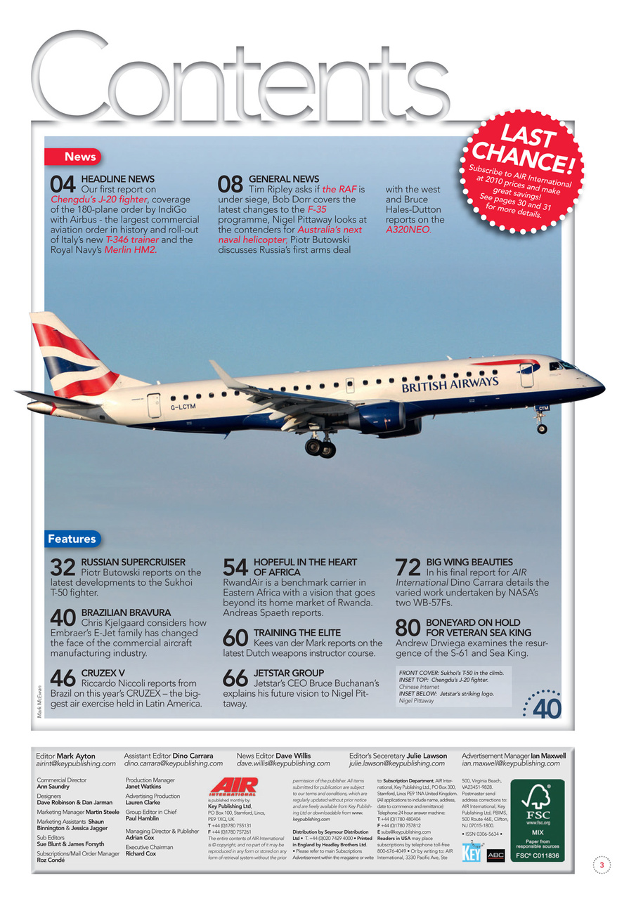 AIR International Preview Pages