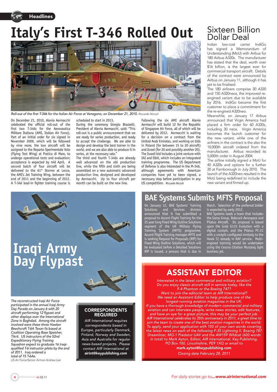 AIR International Preview Pages