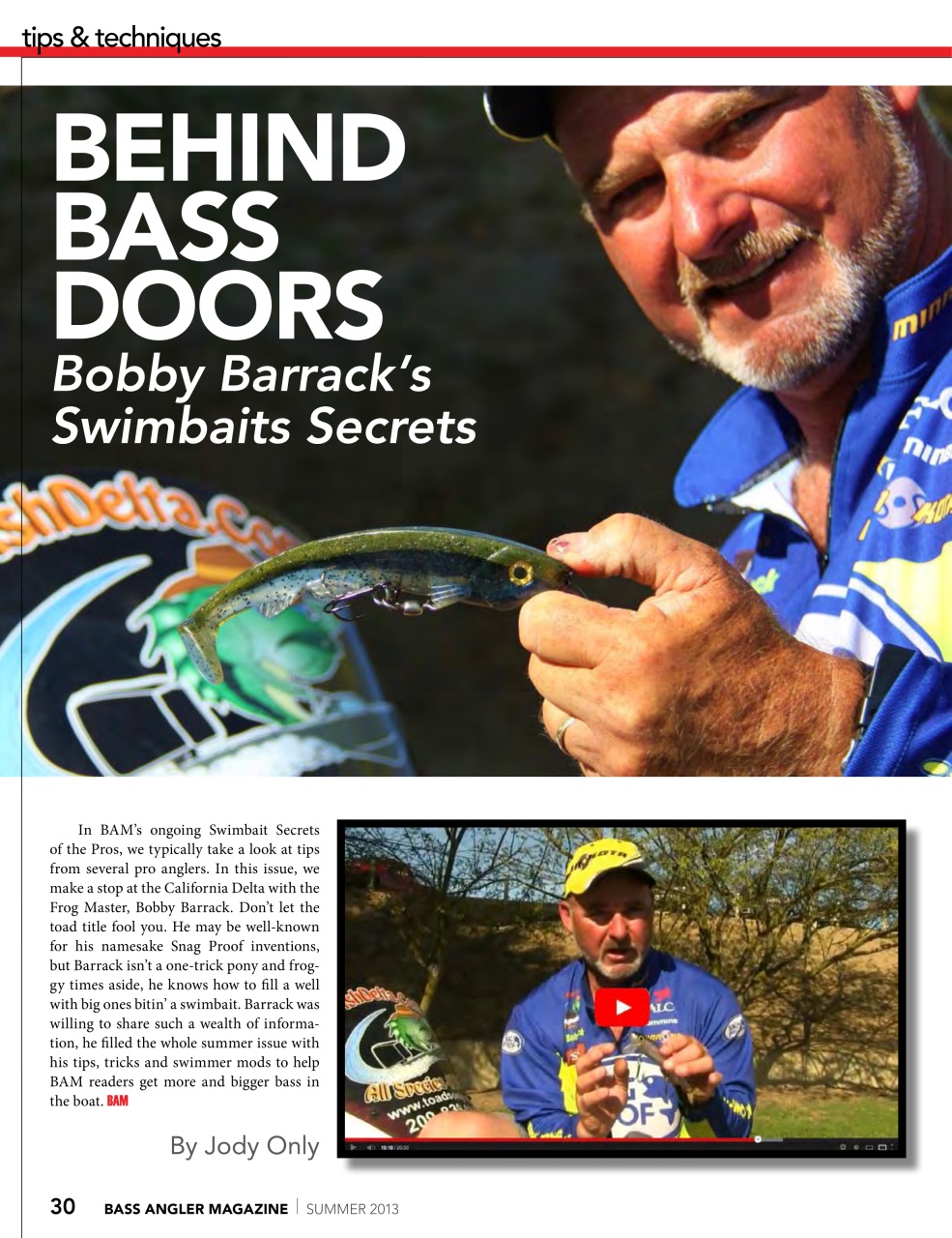 BASS ANGLER MAGAZINE Preview Pages