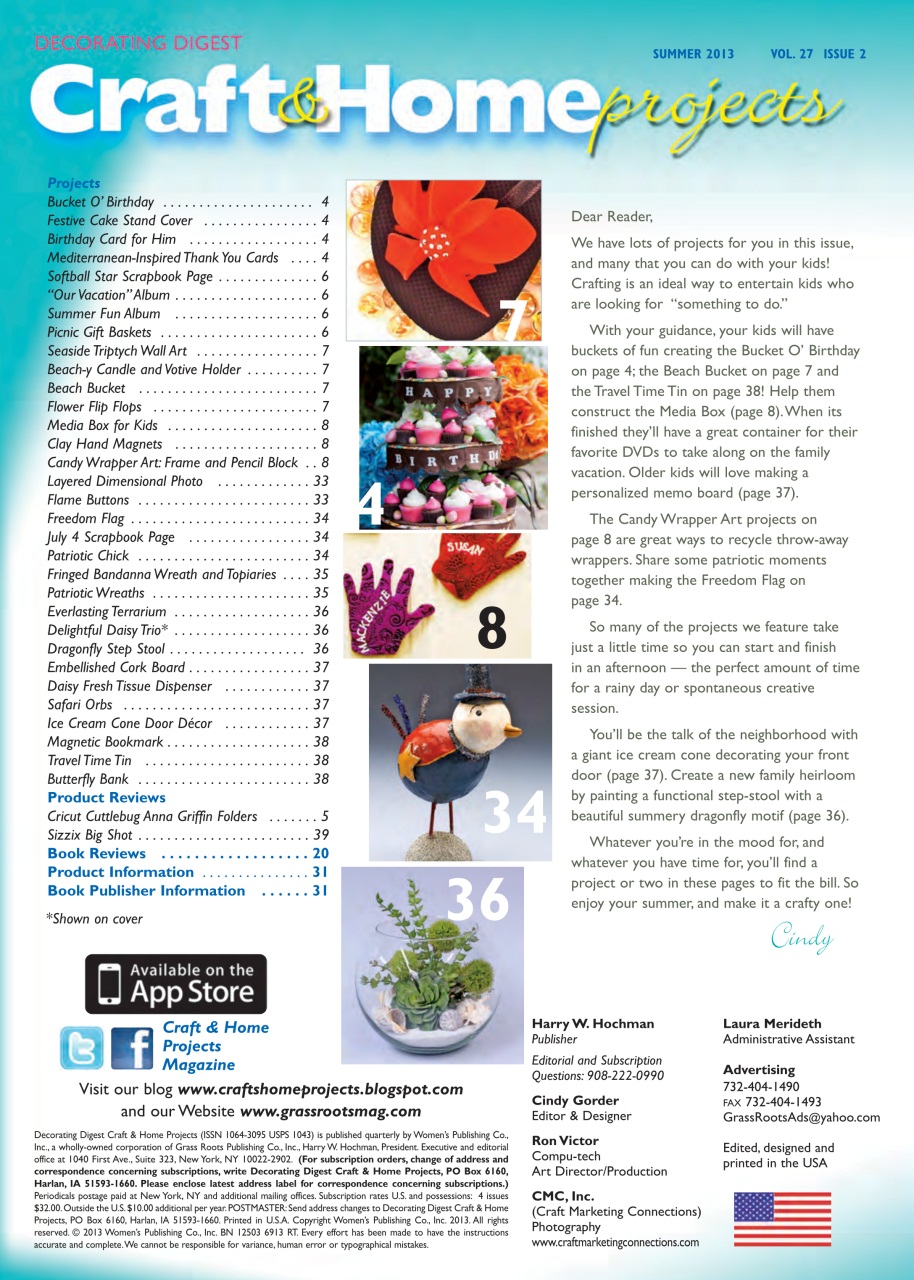 Craft & Home Projects Preview Pages