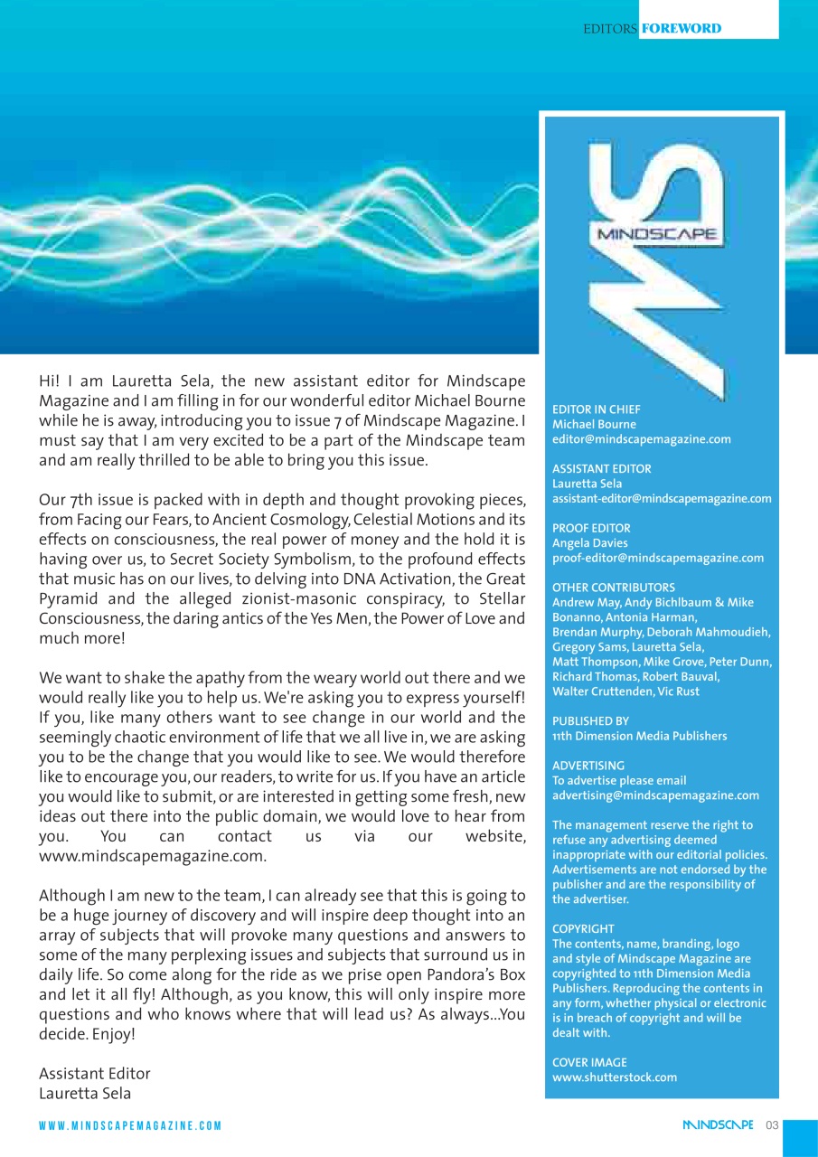 Mindscape Magazine Preview Pages