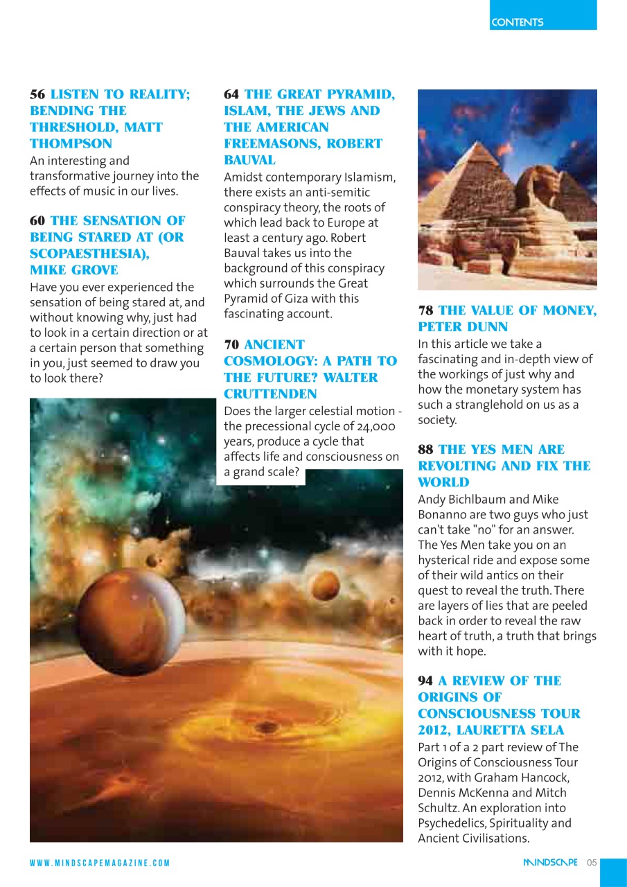 Mindscape Magazine Preview Pages