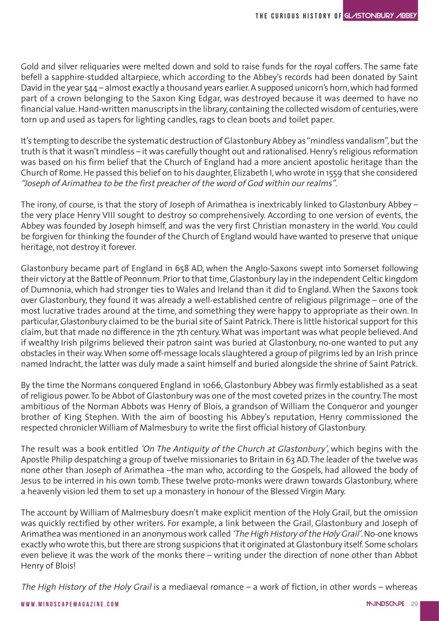 Mindscape Magazine Preview Pages