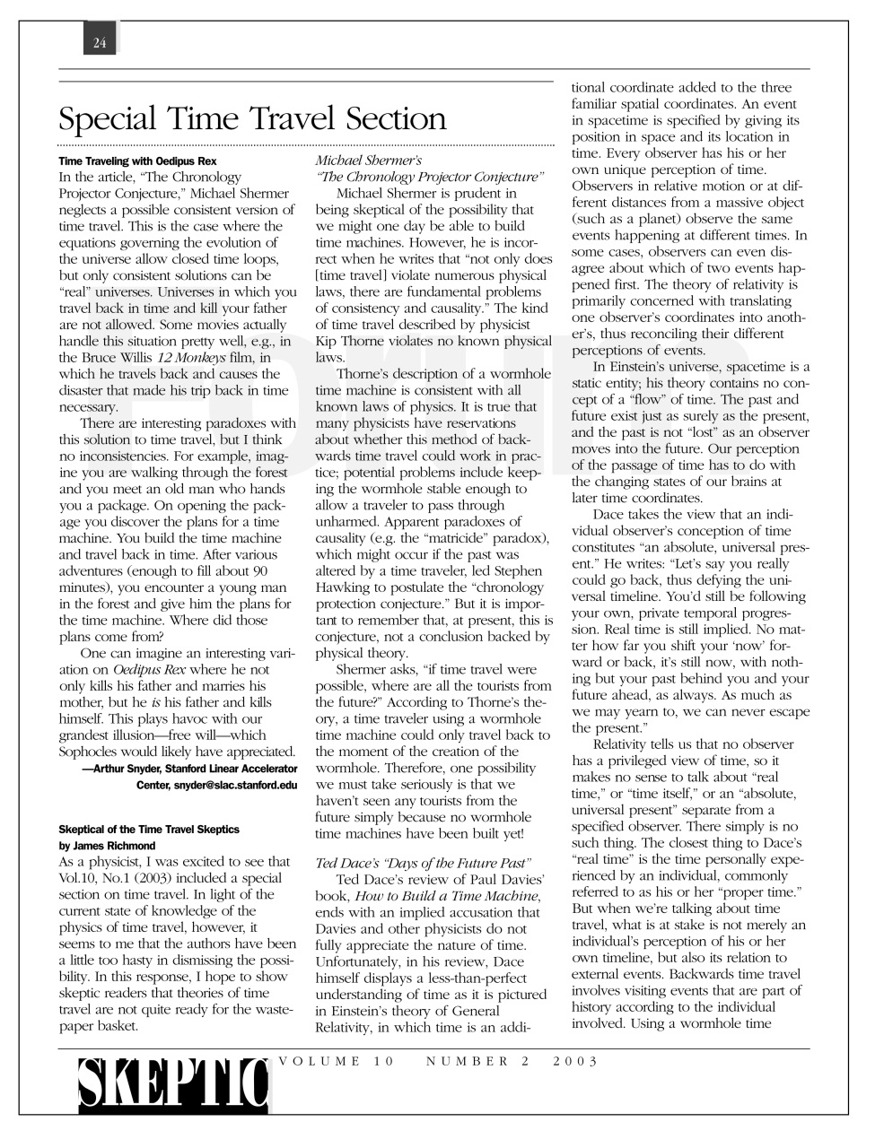 Skeptic Preview Pages