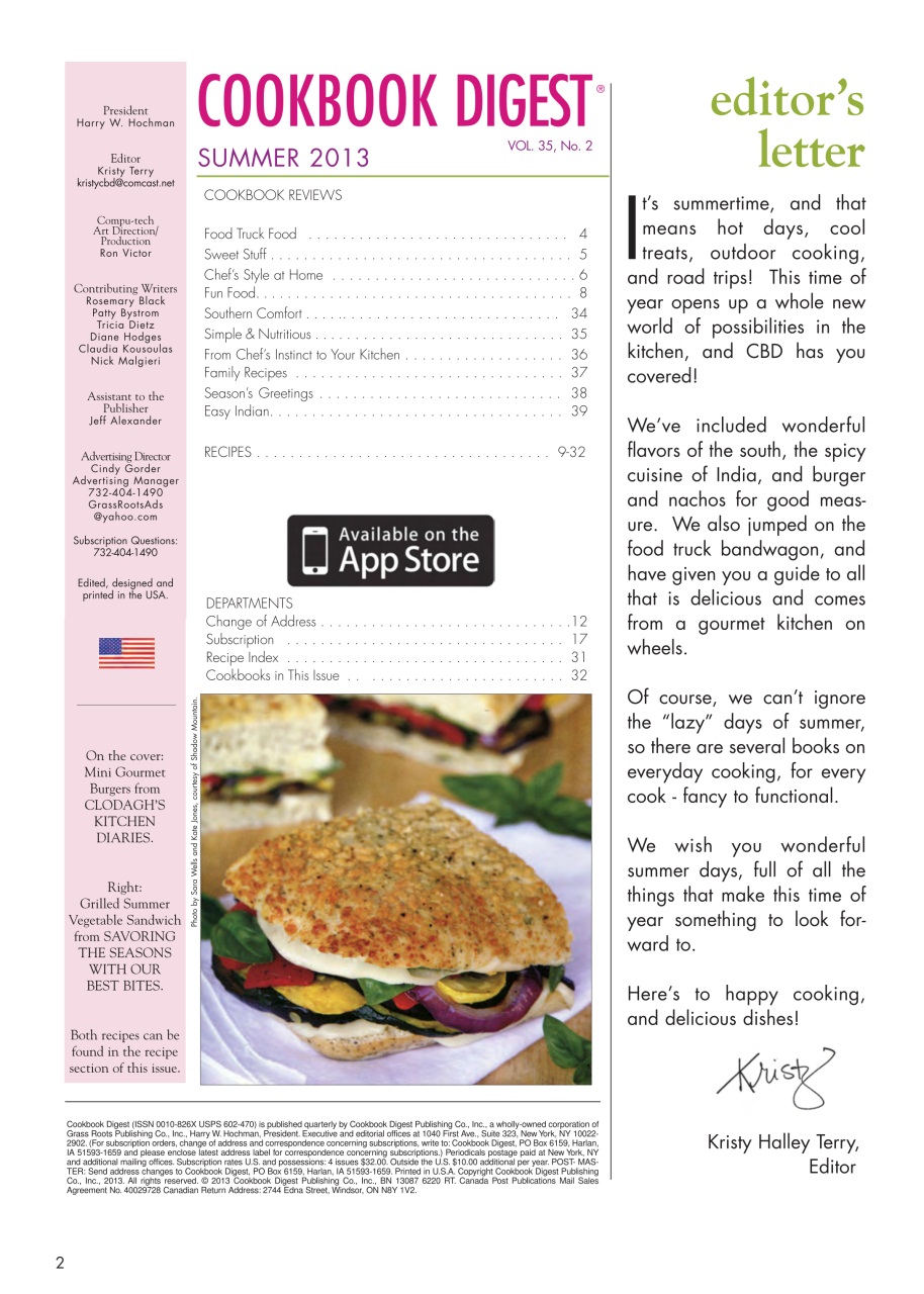 Cookbook Digest Preview Pages