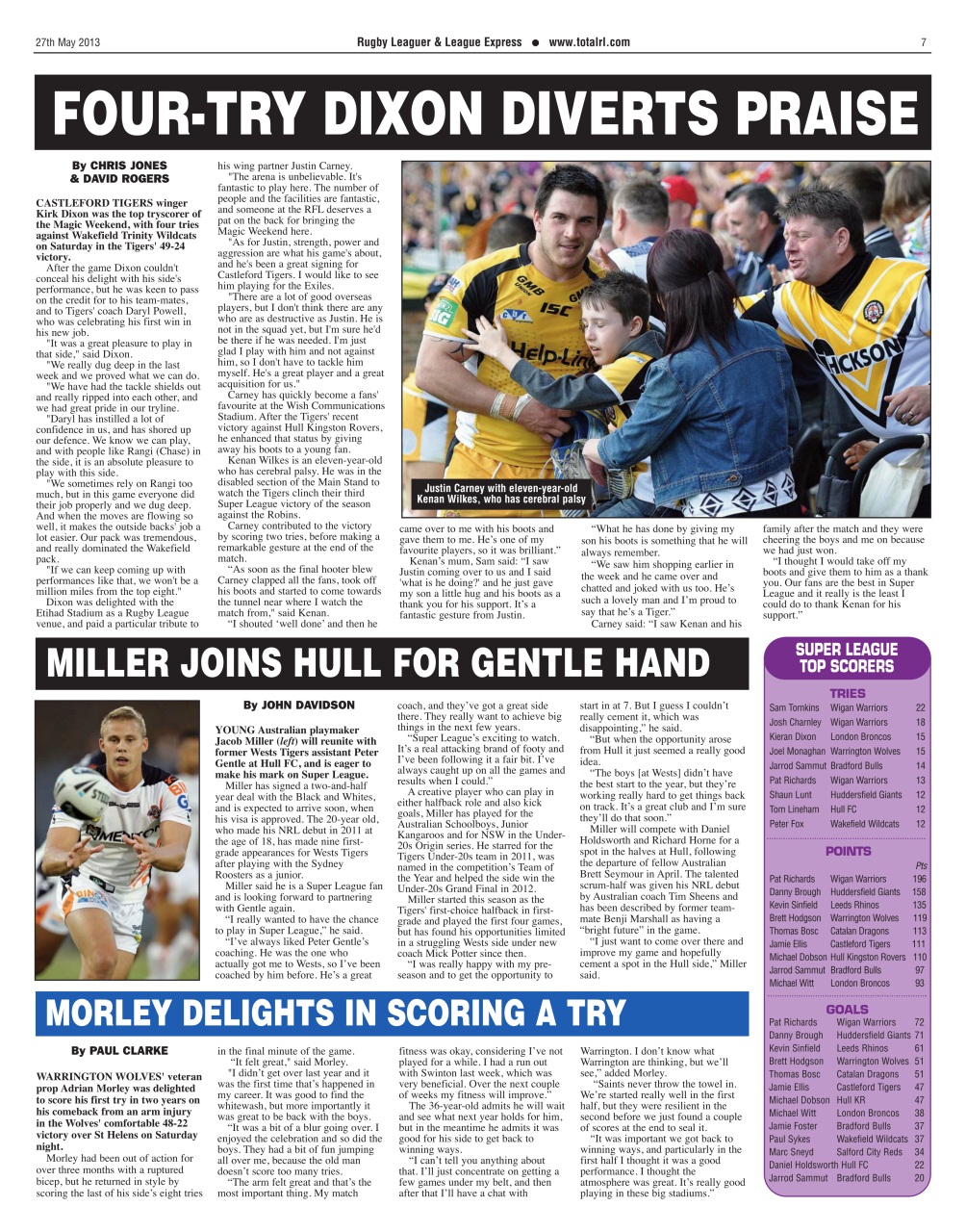 League Express Preview Pages