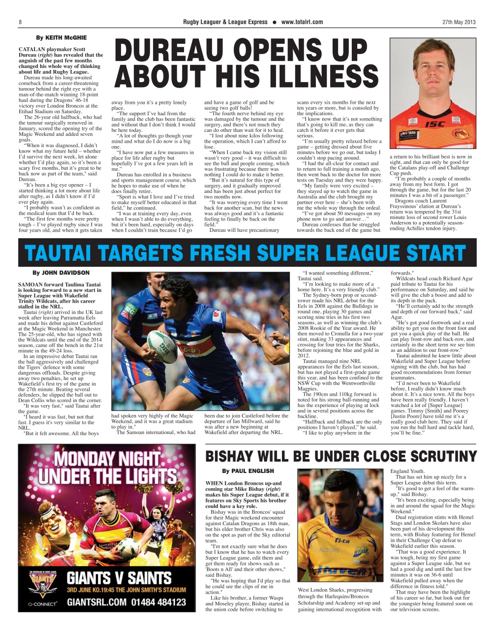 League Express Preview Pages