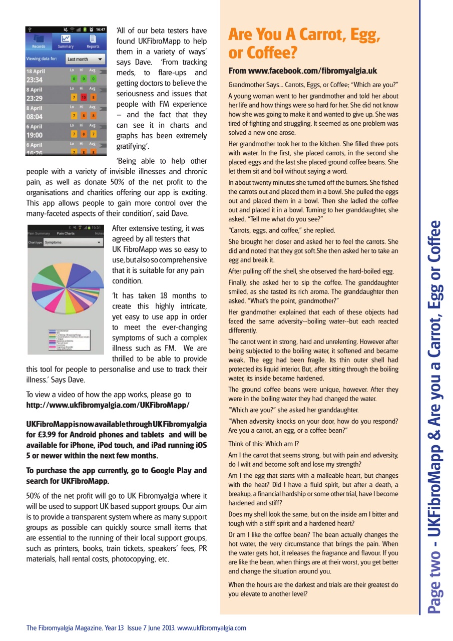 Fibromyalgia Magazine Preview Pages