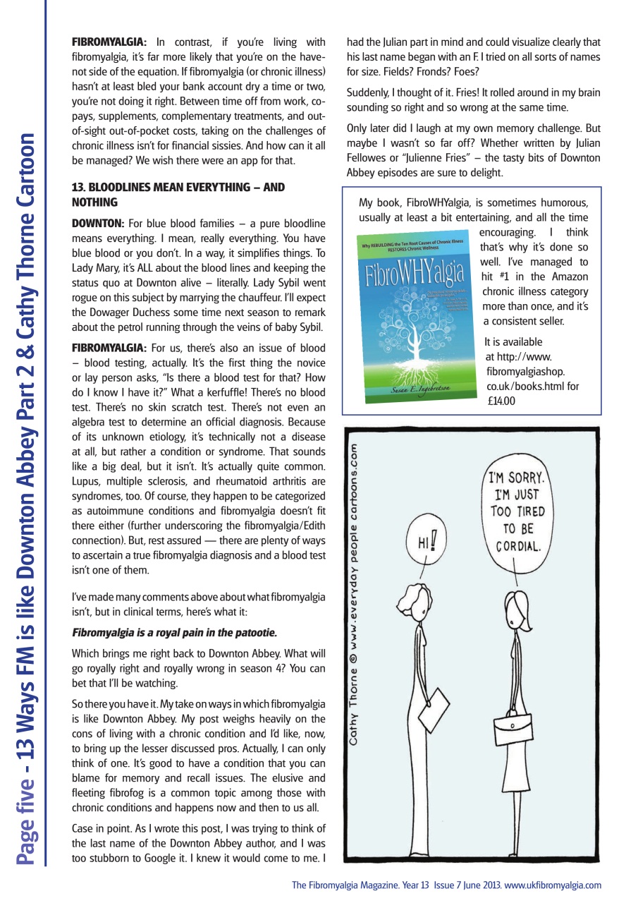 Fibromyalgia Magazine Preview Pages