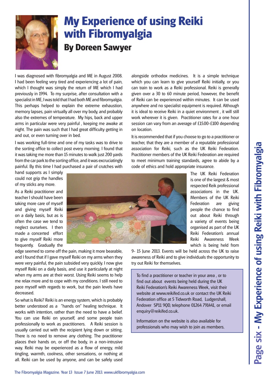 Fibromyalgia Magazine Preview Pages