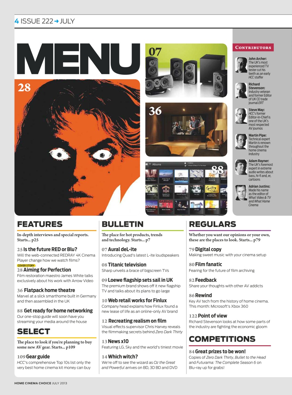 Home Cinema Choice Preview Pages